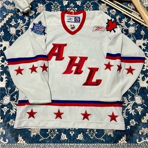 AHL All star White and Red Hockey Jersey